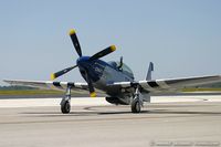 N851D @ KMCF - North American P-51D Mustang Crazy Horse  C/N 44-84745, NL851D
