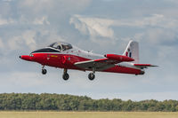 G-BWSG @ EGXP - Jet Provost T5 XW324/U (G-BWSG), Scampton 11/9/17 - by Grahame Wills