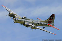 N3193G @ KYIP - Boeing B-17G Flying Fortress Yankee Lady  C/N 77255 - Yankee Air Museum, N3193G