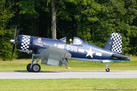 N83JC @ KFWN - Goodyear FG-1D Corsair Godspeed  C/N 67089, NX83JC - by Dariusz Jezewski www.FotoDj.com