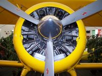 N2803D - View of motor and prop - by John Becker