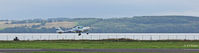 G-TSDB @ EGPN - Take off at Dundee - by Clive Pattle