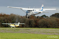 G-BOIX @ EGTU - About to land at Dunkeswell - by Clive Pattle