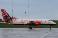 G-LGNG @ EGSH - Leaving wet Norwich for Teeside. - by keithnewsome