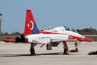 71-4021 @ LMML - Northrop NF-5B 71-4021/1 Turkish Stars Aerobatic Team - by Raymond Zammit