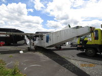 ZK-DLA @ NZAR - will be scrap before long - by magnaman