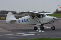 G-ARIK @ EGSH - Departing from Norwich. This aircraft was based at Norwich in the late 60's. - by Graham Reeve