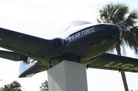 56-3546 @ BOW - T-37 aircraft on pole at Bartow - by Florida Metal
