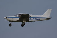 G-BXWO @ EGSH - Landing at Norwich. - by Graham Reeve