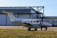 087 @ LFRU - Embraer EMB-121AN Xingu, Static display, Morlaix-Ploujean airport (LFRU-MXN) air show 2017 - by Yves-Q