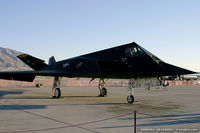 86-0838 @ KLVS - F-117A Nighthawk 86-0838 HO from 8th FS Black Sheep 49th FW Holloman AFB, NM