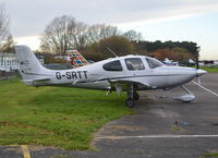 G-SRTT @ EGTR - Cirrus SR22 GTS Turbo at Elstree. Ex N773RB - by moxy