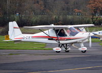 G-CIXY @ EGTR - Comco Ikarus C42 FB80 at Elstree. - by moxy