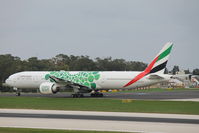 A6-EPU @ LMML - B777 A6-EPU Emirates Airlines sporting the Expo2020 special logo - by Raymond Zammit