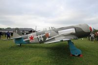 F-AZNN @ LFFQ - Yakovlev YAK-11, Static display, La Ferté-Alais airfield (LFFQ) Airshow 2016 - by Yves-Q