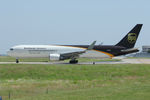 N315UP @ DFW - Departing the UPS ramp at DFW Airport