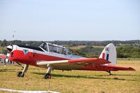 F-AZQZ @ LFRU - De Havilland DHC-1 Chipmunk T.10, Static display, Morlaix-Ploujean airport (LFRU-MXN) air show 2017 - by Yves-Q