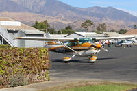 N4282Q @ SZP - 1971 Cessna 172L SKYHAWK, Lycoming O-320-E2D 150 Hp, taxi - by Doug Robertson