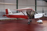 G-JAOC @ X3CX - Parked in the new hangar at Northrepps. - by Graham Reeve