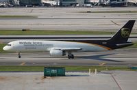 N458UP @ MIA - UPS 757-200 - by Florida Metal