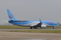 D-ABAG @ EGSH - Leaving Norwich for Hannover with TUI Airlines colour scheme. - by keithnewsome