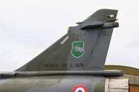 603 @ LFBD - Dassault Mirage 2000D, Tail close up view, Bordeaux-Mérignac Air Base 106 (LFBD-BOD) Open day 2017 - by Yves-Q