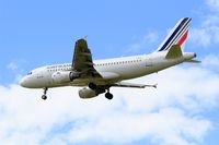 F-GRHS @ LFBD - Airbus A319-111, On final rwy 23, Bordeaux-Mérignac airport (LFBD-BOD) - by Yves-Q