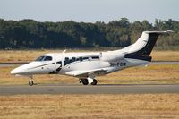 9H-FOM @ LFBD - Embraer EMB-500 Phenom 100, Holding point Delta rwy 05, Bordeaux Mérignac airport (LFBD-BOD) - by Yves-Q