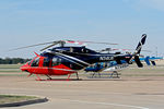 N34UE @ NFW - In town for the 2017 Heliexpo - Dallas, TX - by Zane Adams