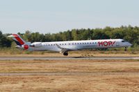 F-HMLN @ LFBD - Bombardier CRJ-1000EL NG, Landing rwy 05, Bordeaux Mérignac airport (LFBD-BOD) - by Yves-Q