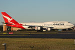 VH-OEG @ YSSY - JUST LANDED - by Bill Mallinson