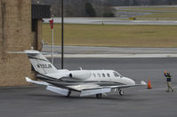 N702JB @ KTRI - Just landed and pulling in to park at Tri-Cities Airport (KTRI) in Blountville, TN. - by Davo87