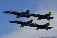 161948 @ KOQU - F/A-18A Hornet 161948 C/N 0157 from Blue Angels Demo Team  NAS Pensacola, FL - by Dariusz Jezewski www.FotoDj.com