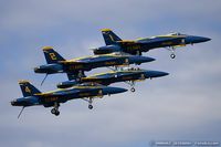 161975 @ KOQU - F/A-18A Hornet 161975 C/N 0194 from Blue Angels Demo Team  NAS Pensacola, FL - by Dariusz Jezewski www.FotoDj.com