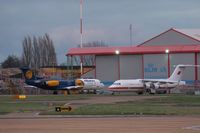 VH-FGB @ EGSH - Seen outside KLM hangars at Norwich with Bahrain Defence Avro RJ A9C-AWL - by AirbusA320