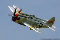 N647D @ KYIP - Republic P-47D Thunderbolt Wicked Wabbit  C/N 8955583, NX647D