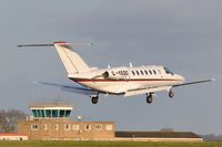 G-YEDC @ EGSH - Landing at Norwich from Stansted. - by keithnewsome