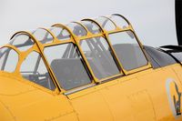 F-AZCV @ LFFQ - North American T-6G Texan, Cockpit close up view, La Ferté-Alais airfield (LFFQ) Air show 2016 - by Yves-Q