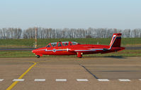 F-GLHF @ EHLE - Lelystad Airport. Going to the runway for take-off - by Jan Bekker