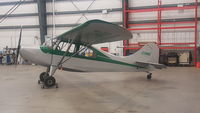 C-FNKG @ SASK - Champion aircraft getting prepped for float installation - by Lionel Bird