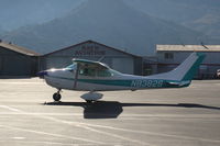 N8382S @ SZP - 1965 Cessna 182H SKYLANE, Continental O-470-R 230 Hp, taxi - by Doug Robertson