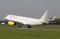 EC-MES @ LFRB - Airbus A320-232, Landing rwy 25L, Brest-Bretagne airport (LFRB-BES) - by Yves-Q