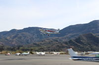 N4786L @ SZP - 1967 Piper PA-28-180 CHEROKEE, Lycoming O&VO-360 180 Hp, takeoff climb Rwy 04 - by Doug Robertson