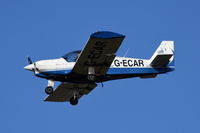 G-ECAR @ EGSH - Landing at Norwich. - by Graham Reeve