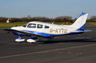 G-KYTE @ EGTB - Piper PA-28-161 Warrior II at Wycombe Air Park. - by moxy