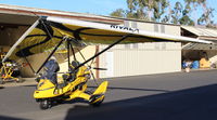 N899HT @ SZP - 2016 Evolution Aircraft Inc. REVO weight-shift control LSA, Rotax 912ULS 100 Hp pusher, outside its hangar - by Doug Robertson