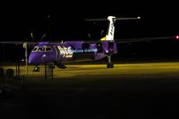 G-KKEV @ EGSH - Finally gained the purple livery, seen parked at Norwich after being rolled out earlier i - by AirbusA320