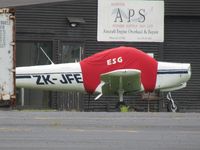 ZK-JFE @ NZAR - at ardmore - parked up going nowhere - by magnaman