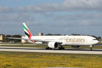 A6-EGG @ LMML - B777 A6-EGG Emirates Airlines - by Raymond Zammit