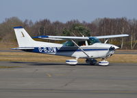 G-BJDW @ EGLK - Reims Cessna F172M Skyhawk at Blackbushe. Ex PH-JBE - by moxy